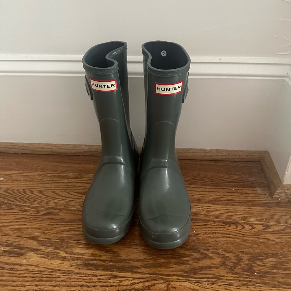 Grey Hunter rain boots